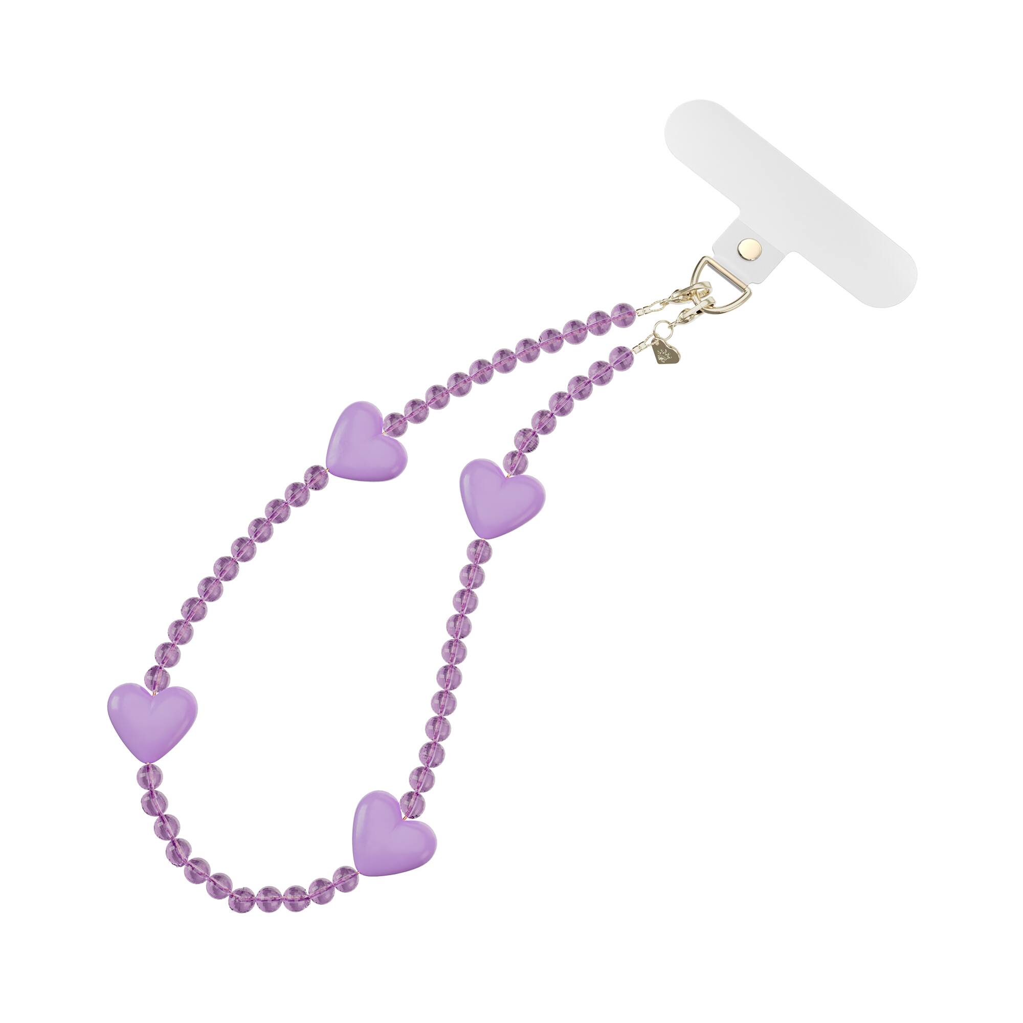 Alt View 1. VELVET CAVIAR - Phone Charm - Purple Heart.