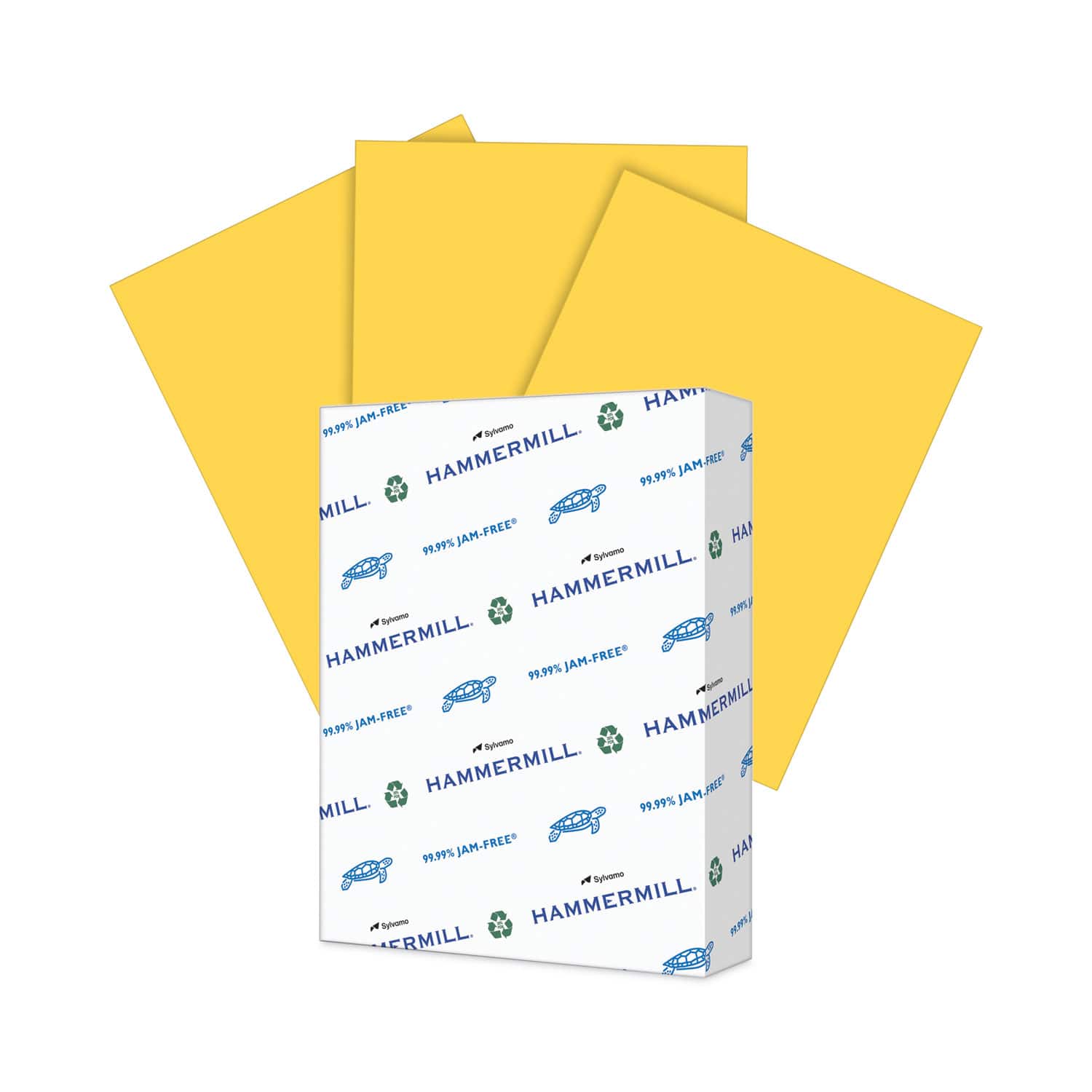 Hammermill - Colors Print Paper, 20 lb Bond Weight, 8.5 x 11, Goldenrod, 500 Sheets