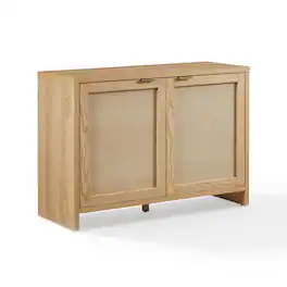 Crosley Furniture - Kenji Record Player Cabinet with Vinyl Storage, Media Stand - White