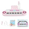 Costway - 37-Key Toy Keyboard Piano Electronic Musical Instrument - Pink