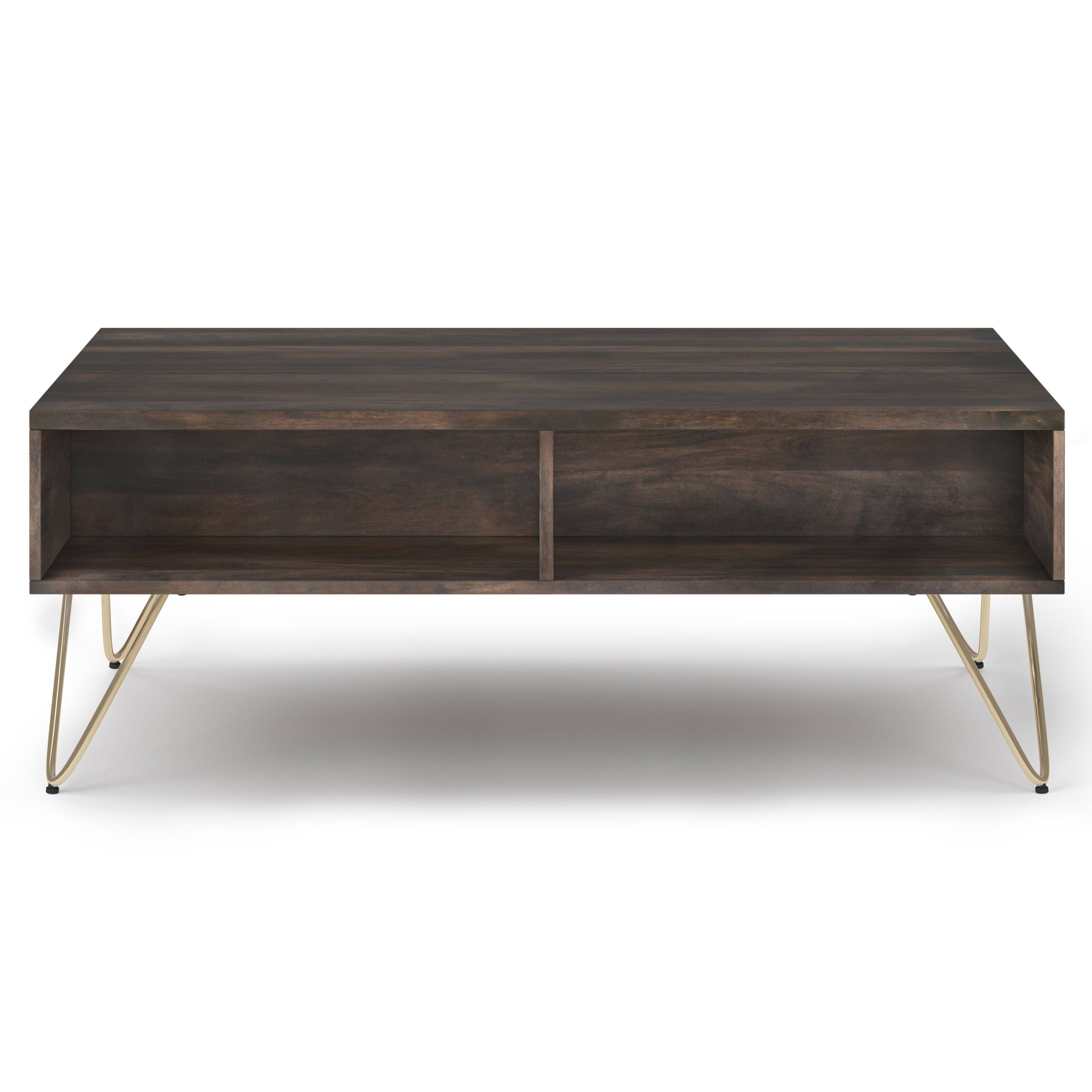 Alt View 11. Simpli Home - Hunter Lift Top Coffee Table - Ebony.