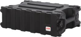 Gator - 3U Shallow Rotationally Molded Rack Case with 13-Inch Depth and Dual Threaded Rails