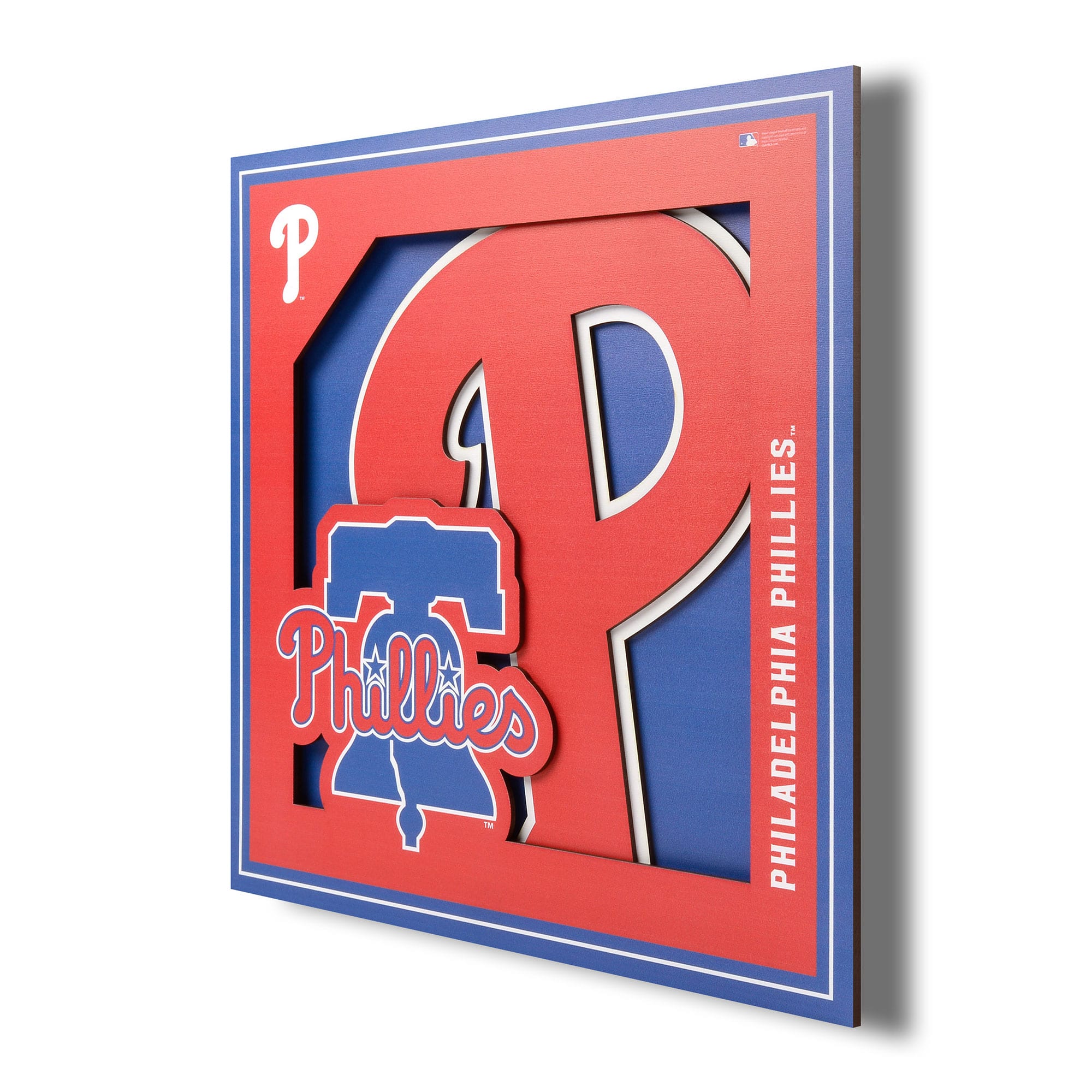 YouTheFan - 12'' x 12'' 3D Logo Wall Art - Multicolor price history on PriceWatchPro
