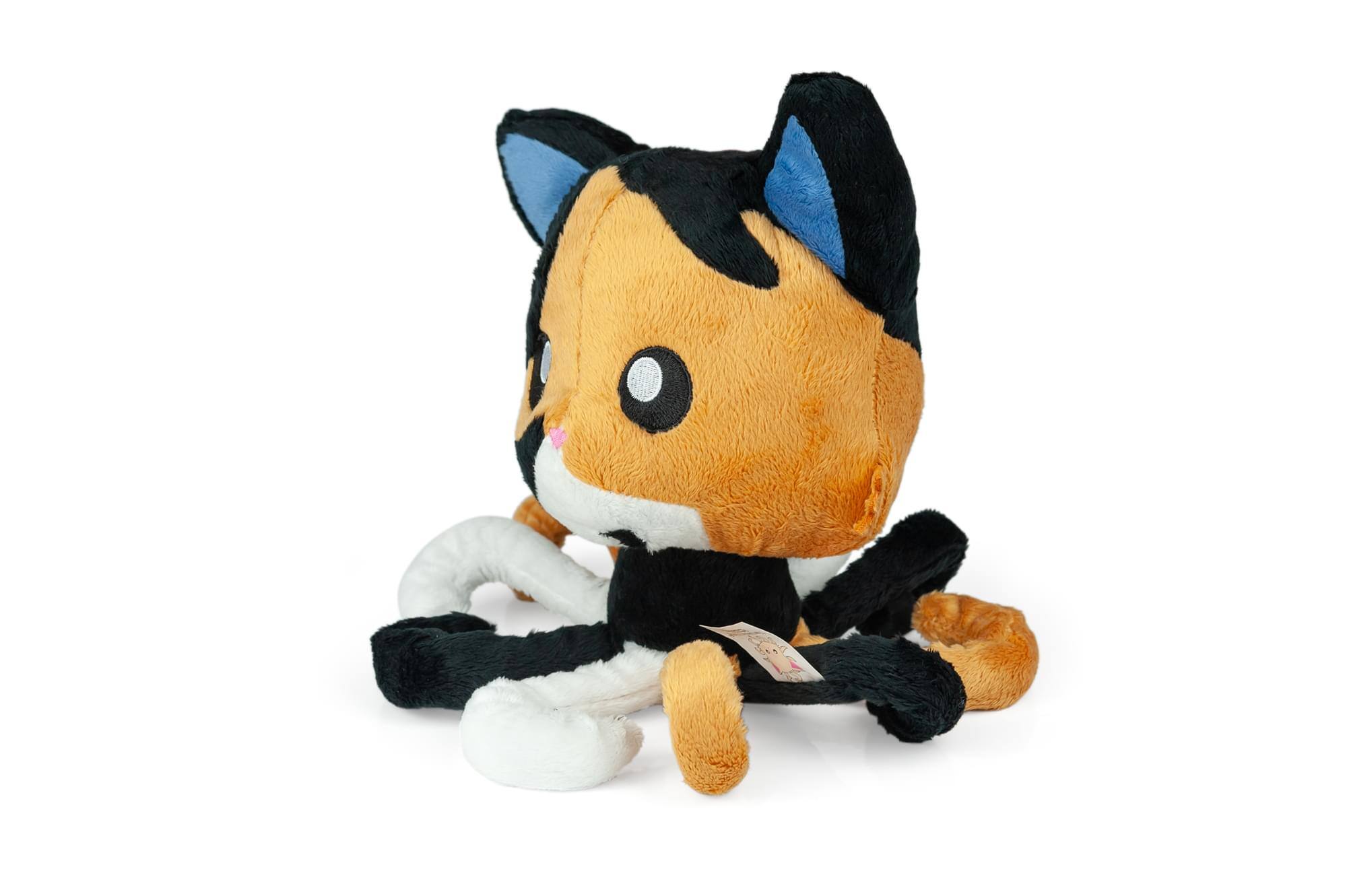 Alt View 1. Tentacle Kitty - Tentacle Kitty 8 Inch Plush Calico - Multi-Color.