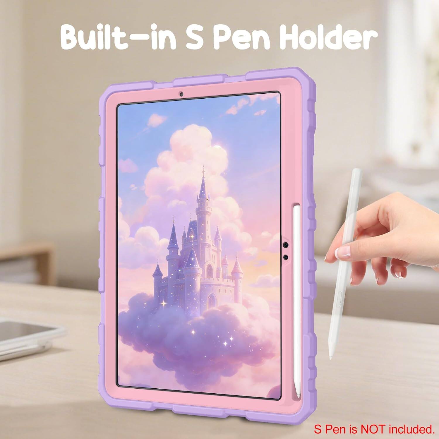 Built-in S Pen Holder

S Pen is NOT included.