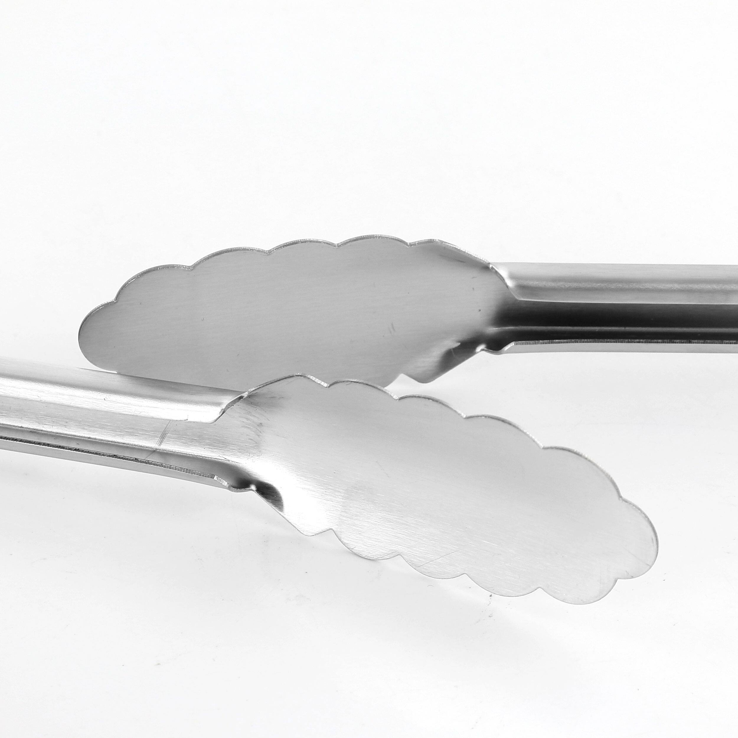 Alt View 4. Martha Stewart - Martha Stewart 2 Piece Stainless Steel Tongs - Silver.