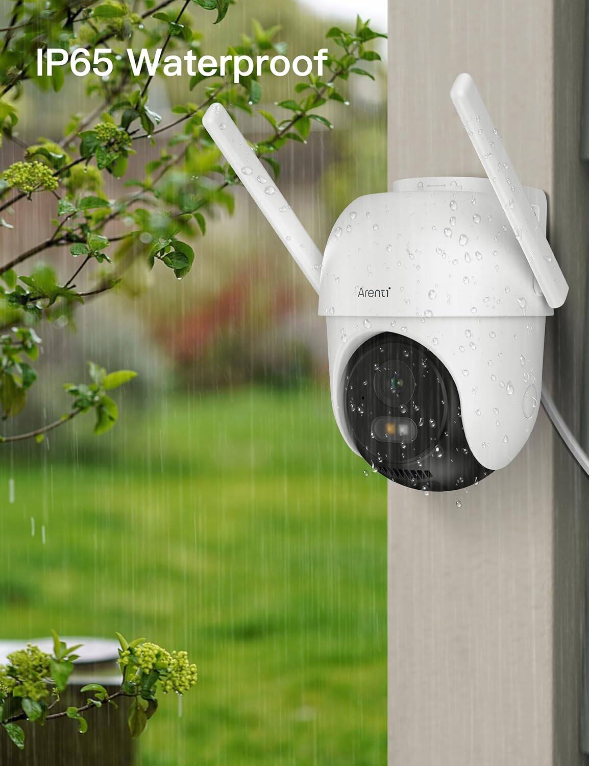 Arenti 5g WiFi Outdoor 4MP Home Surveillance WiFi Camera