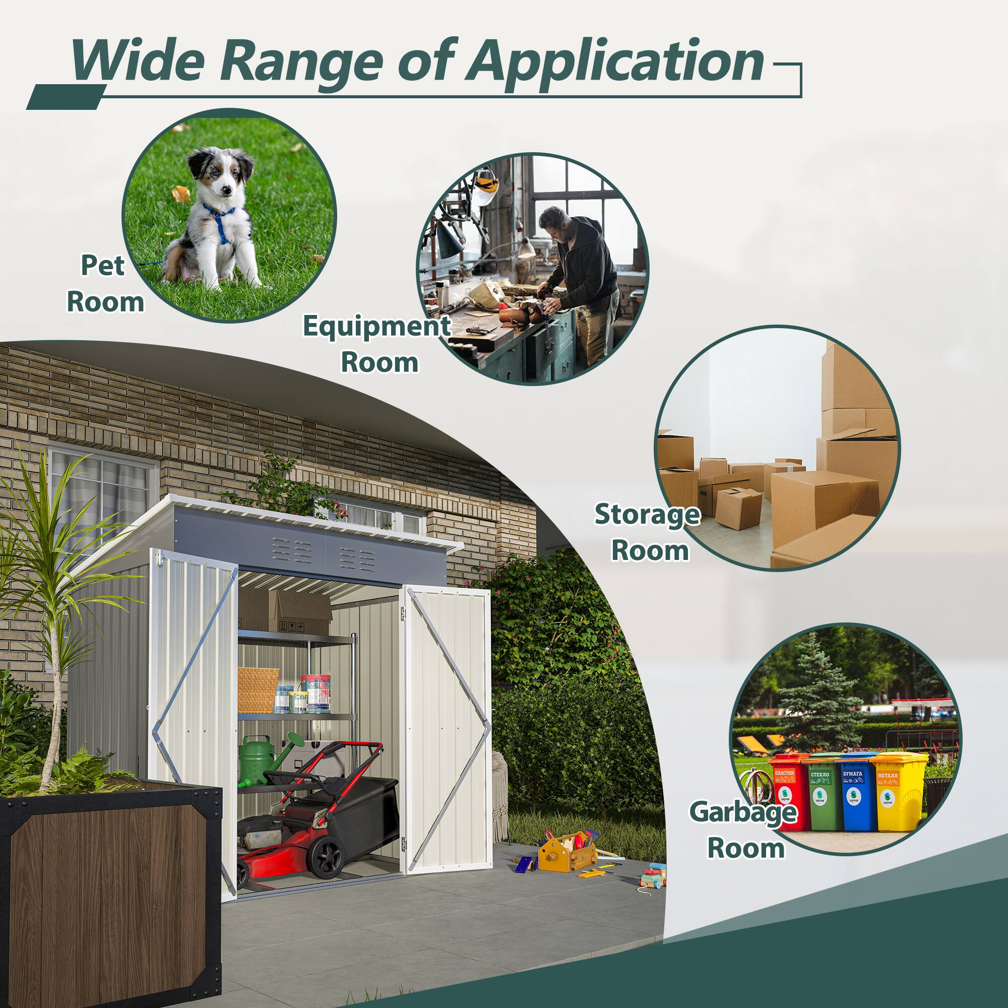 Wide Range of Application

- Pet Room
- Equipment Room
- Storage Room
- Garbage Room