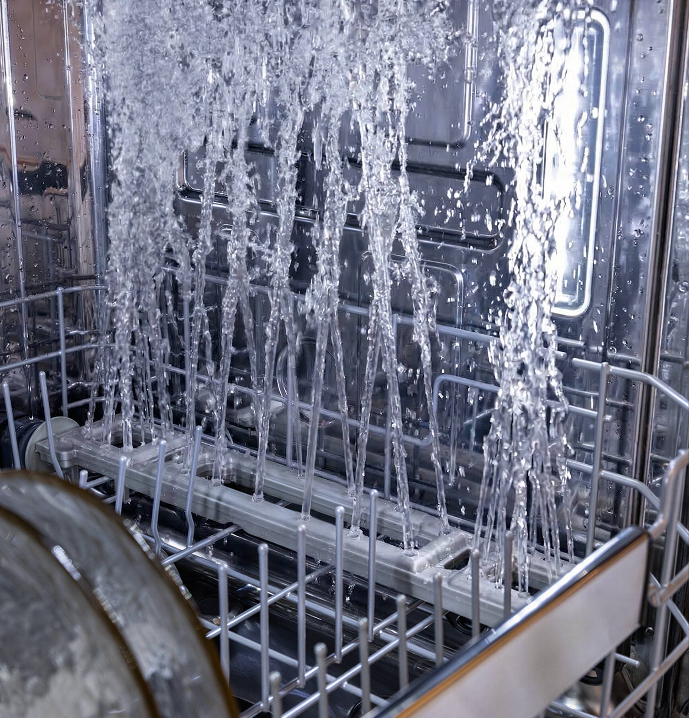 Alt View 2. Monogram - 24" Top Control Smart Built-In Stainless Steel Tub Dishwasher with 3rd Rack, 40 dBA, and Advanced Water System - Stainless Steel.