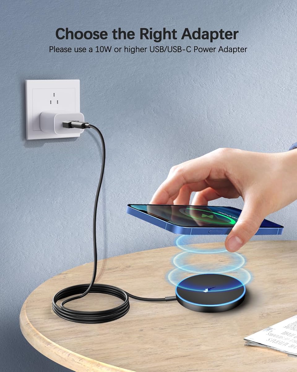 Choose the Right Adapter  
Please use a 10W or higher USB/USB-C Power Adapter