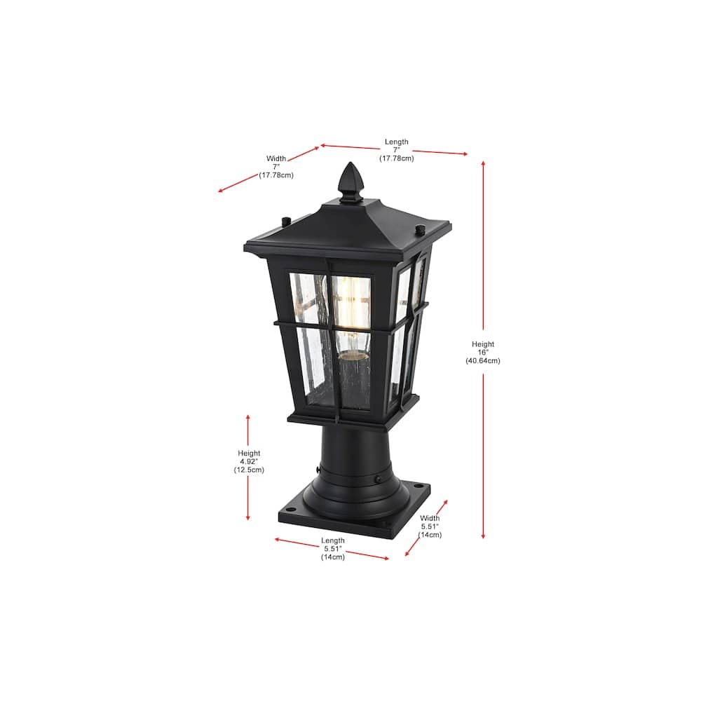Elegant Lighting - Bodine 7 inch Outdoor Pendant - Black price history on PriceWatchPro