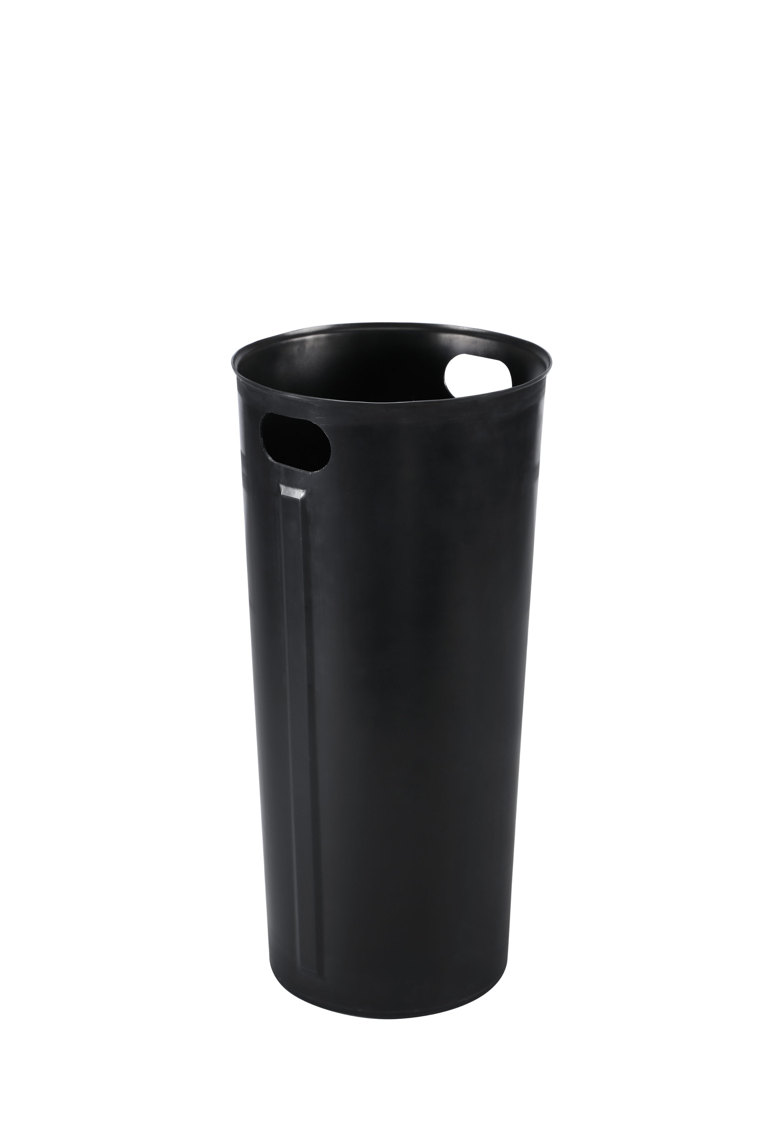 Front. Alpine Industries - 27 Gallon Plastic Insert Trash Can Liner with Handles - Black.