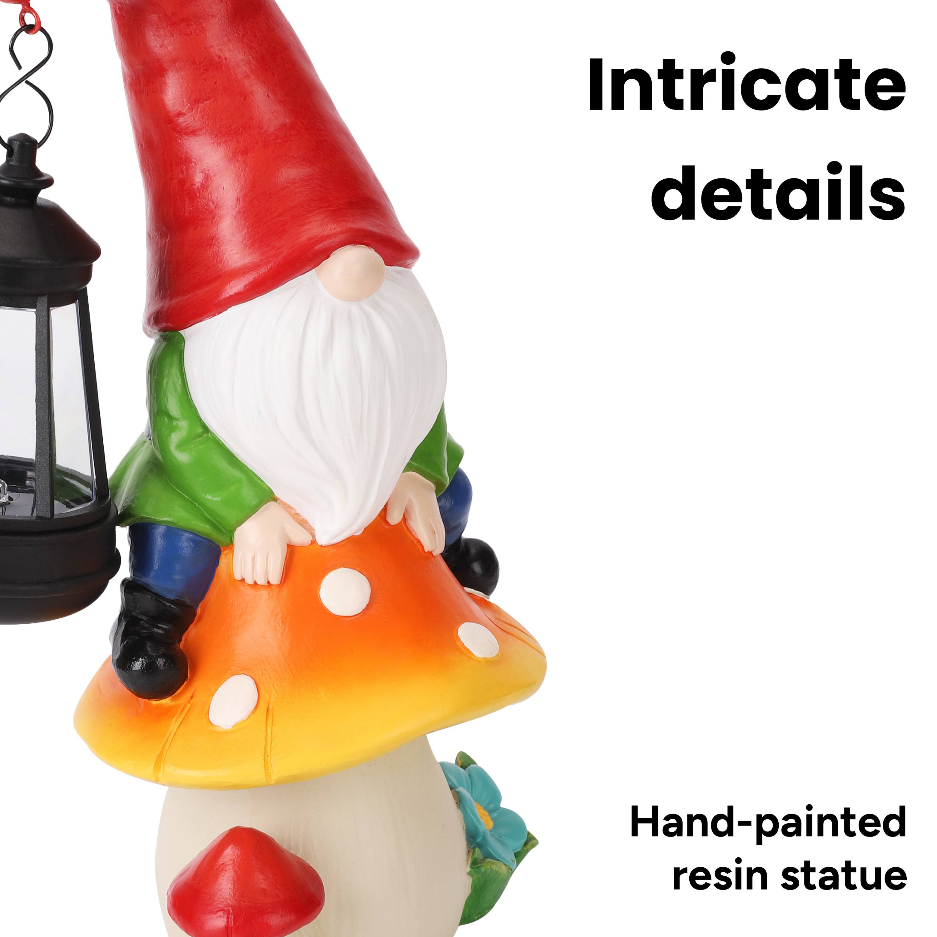 Intricate details  
Hand-painted resin statue
