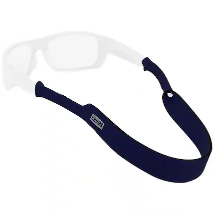 Front. Chums - Chums Neoprene Classic Eyewear Retainer - Navy - Navy.