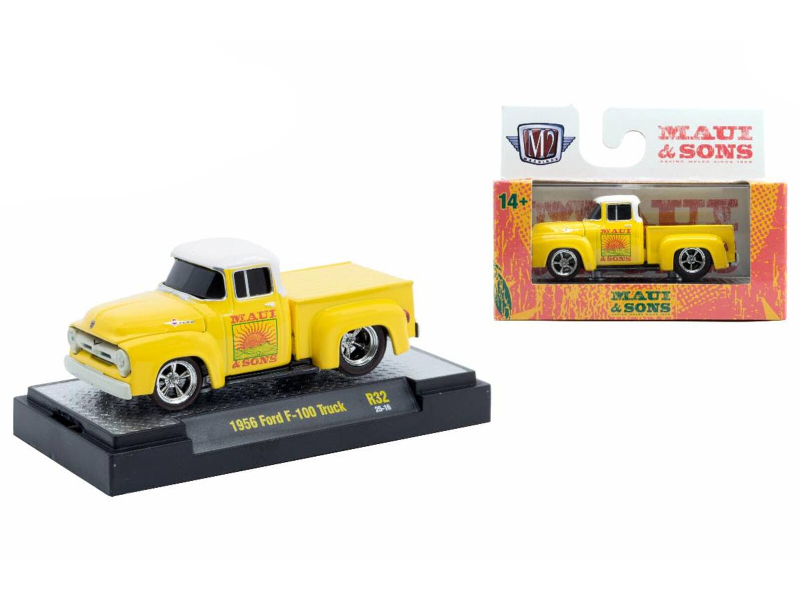 M2 TR WLAUI & SONS  
14+  
MAUI & SONS  
MAUI & SONS  
R32  
Ford F-100 Truck  
25-18  
1956 Ford