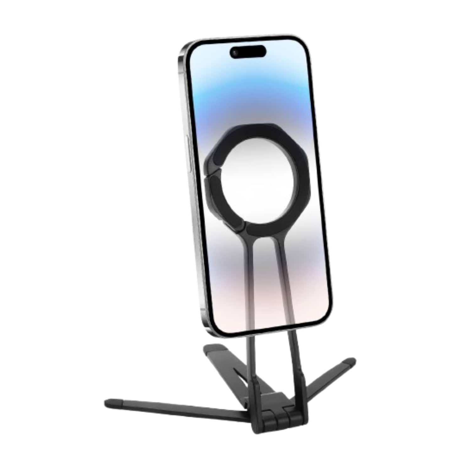 Home Collection - Magnetic Tripod Phone Stand - Black