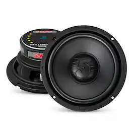 5 CORE - 6.5 Inch Subwoofer 500W Car Audio Woofer 4 Ohm Impedance Replacement Deep Bass Loud Speaker - Black