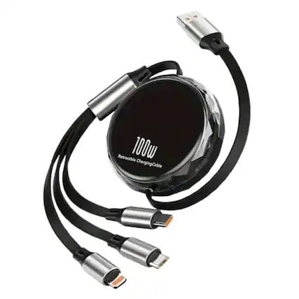 100W Retractable Charging Cable
