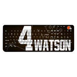 Keyscaper - Deshaun Watson Cleveland Browns Wireless Keyboard - Black