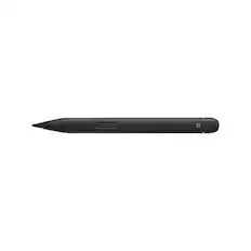 Front. Microsoft - Microsoft Slim Pen 2 for Surface Pro, Duo, Go and Laptop Studio, Matte Black - Matte Black.