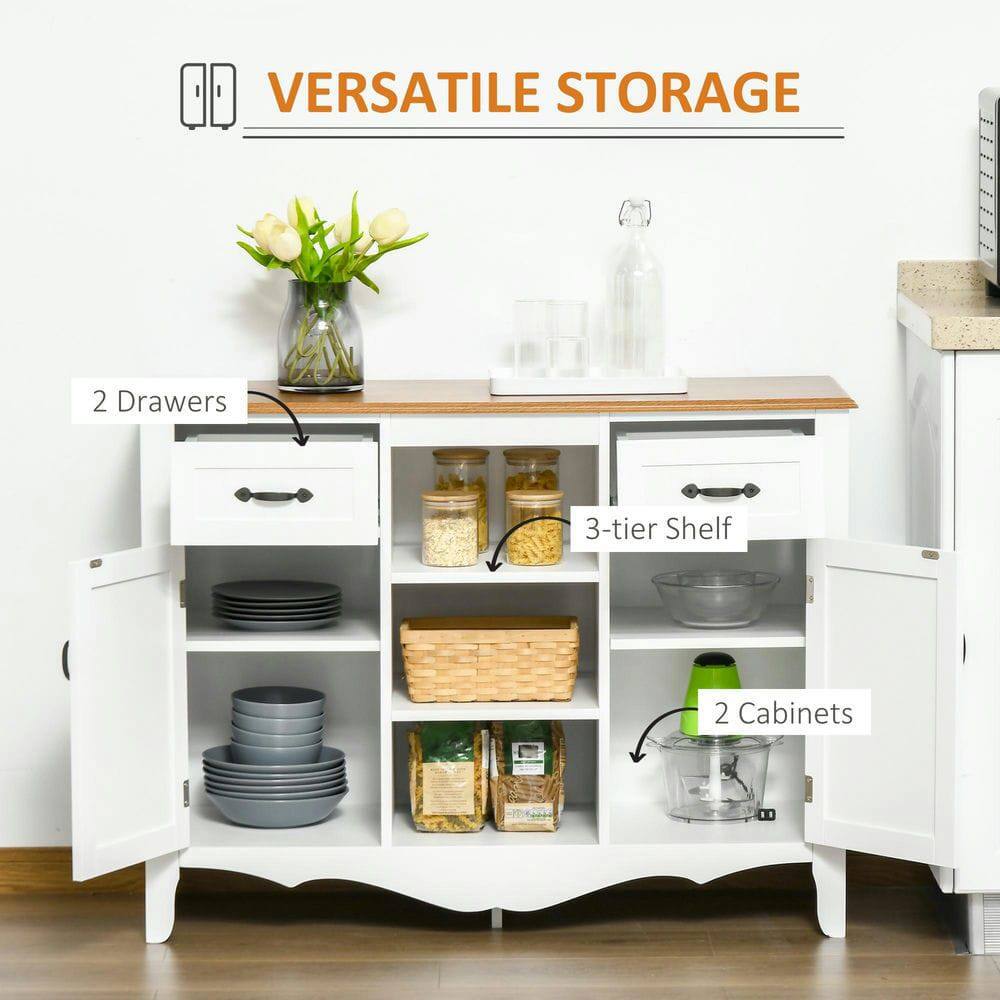 VERSATILE STORAGE

2 Drawers

3-tier Shelf

2 Cabinets