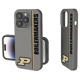 Keyscaper - NCAA - Purdue Boilermakers iPhone Soft Touch Case - 14 - Gray