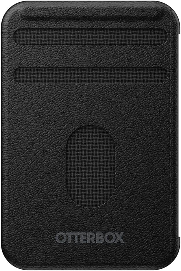 Front. OtterBox - OtterBox Detachable Wallet for MagSafe | Color: Black - Black.