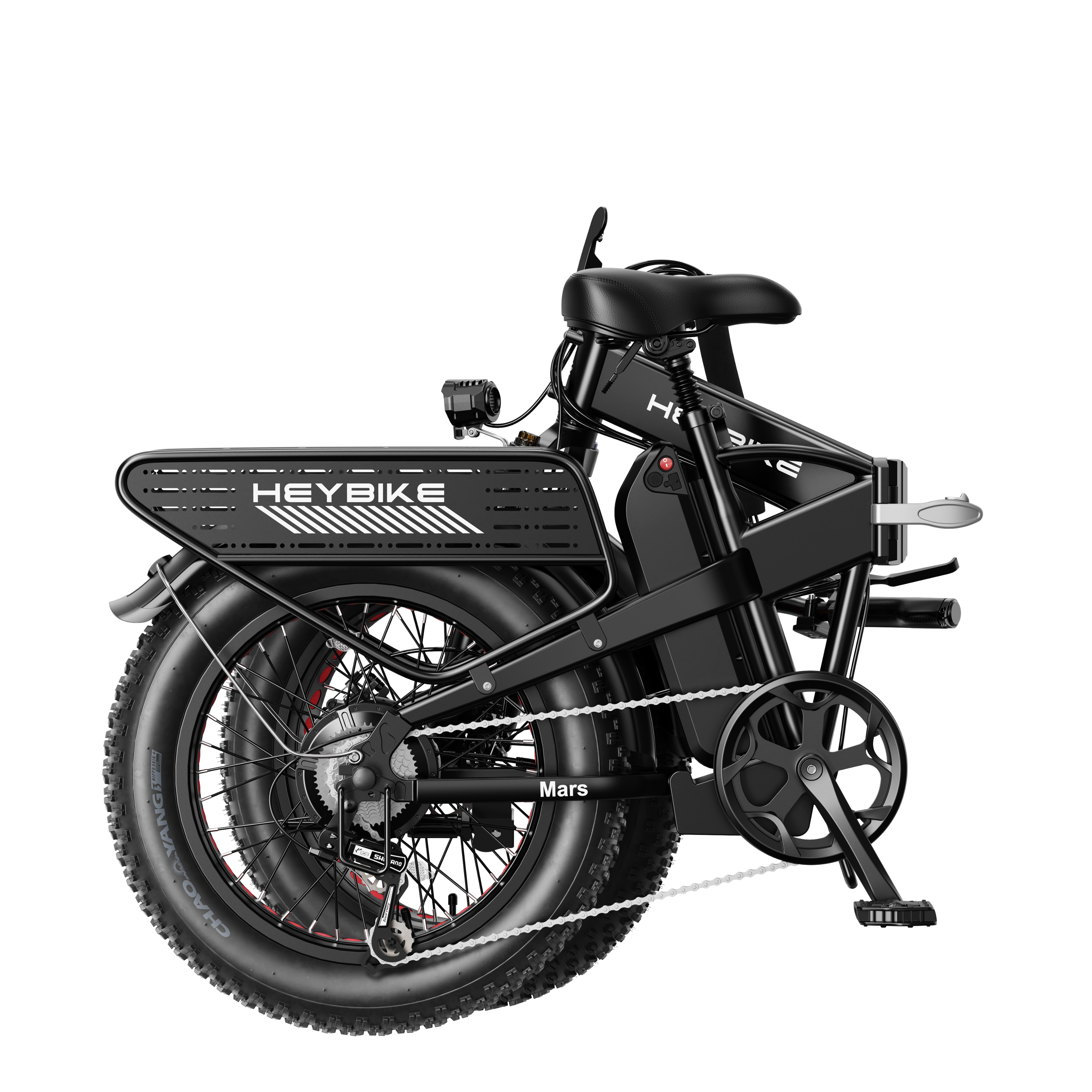 The text on the image reads "Heybike H E Chaoyang Mars."