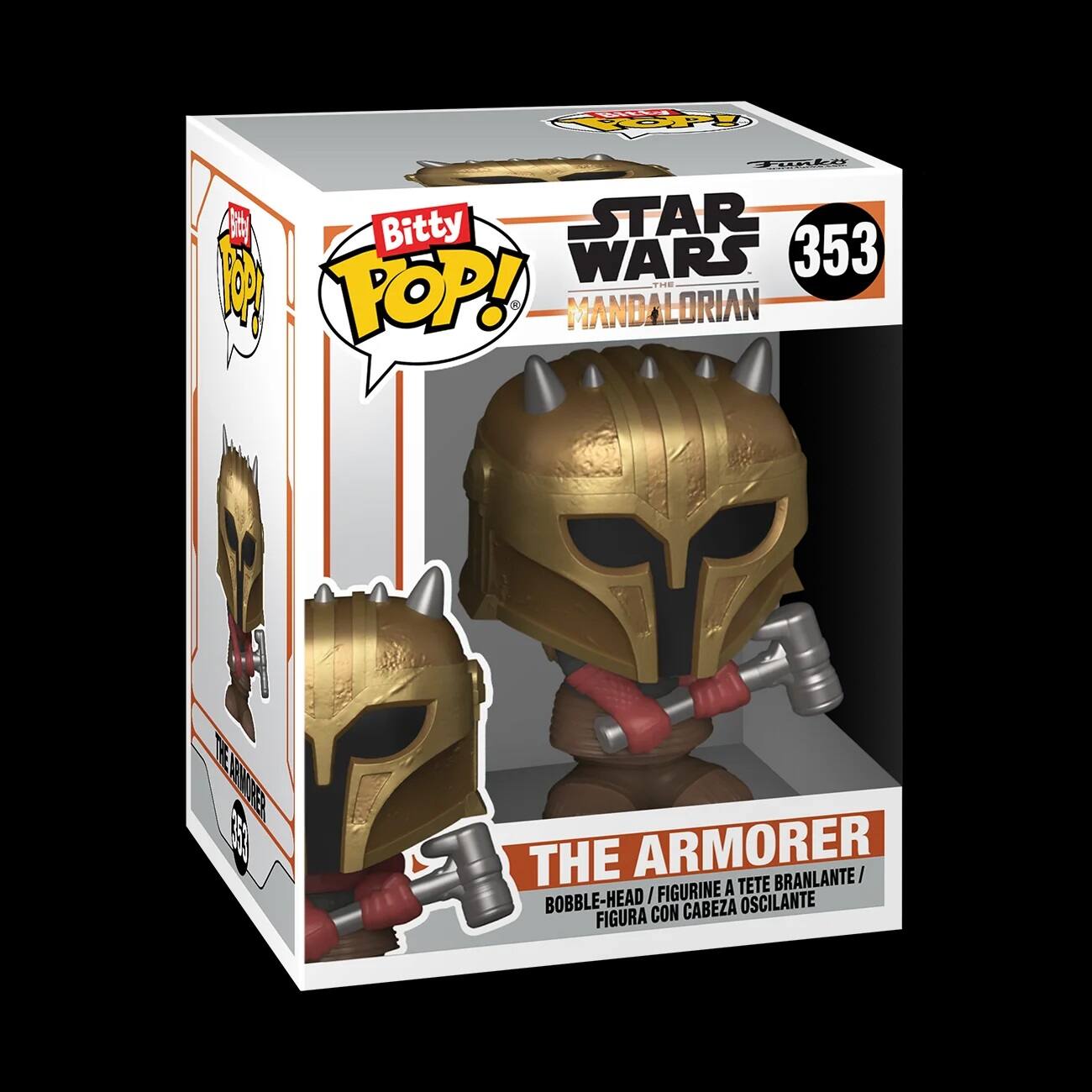 Bitty POP! Star Wars 353 The Mandalorian The Armorer Figurine à Tête Branlante / Bobble-Head / Figura con Cabeza Oscilante