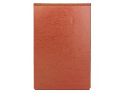 Front. Smead - Premium Pressboard Report Cover, Tabloid Size - Red.
