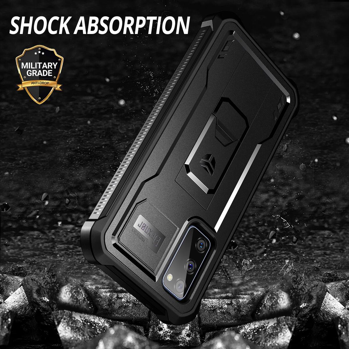 SHOCK ABSORPTION  
MILITARY GRADE  
ANTI-DROP