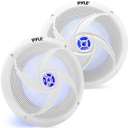 PYLE - PyleUsa 8 Inch Marine Speakers - 2 Way Full Range