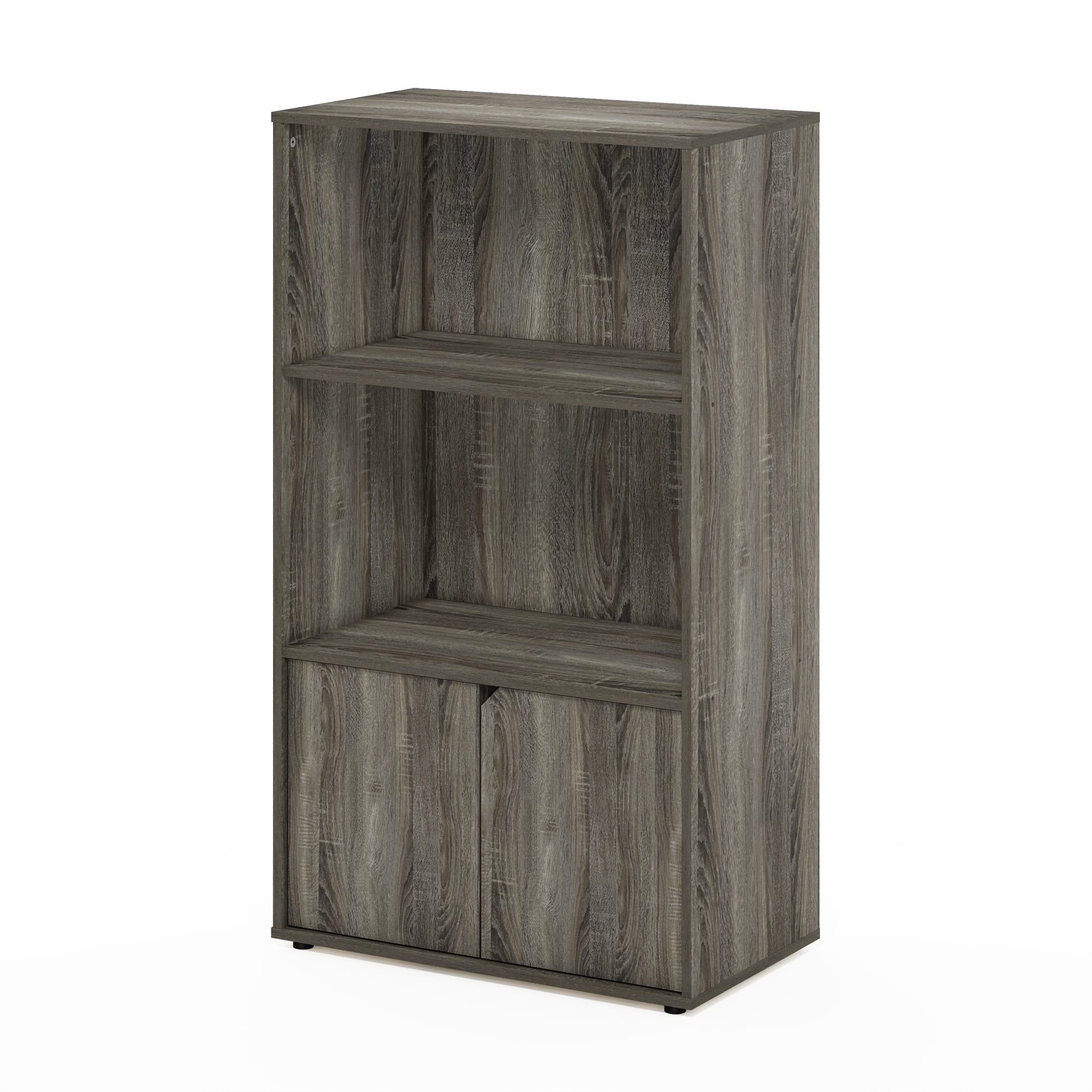 Furinno - JAYA Kitchen Storage Shelf with Cabinet - French Oak Grey