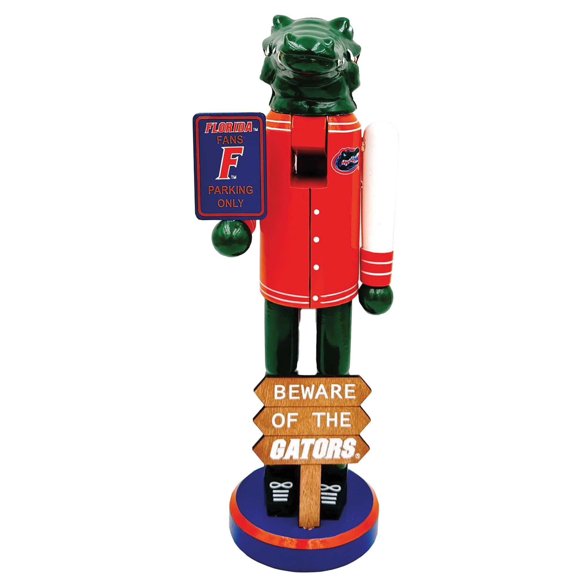 Santa's Workshop - Florida Gators 12" Beware Nutcracker - Blue