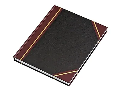 Front. Staples - Staples Record Book, 300 Pages, Black (18658/26510) - Black.