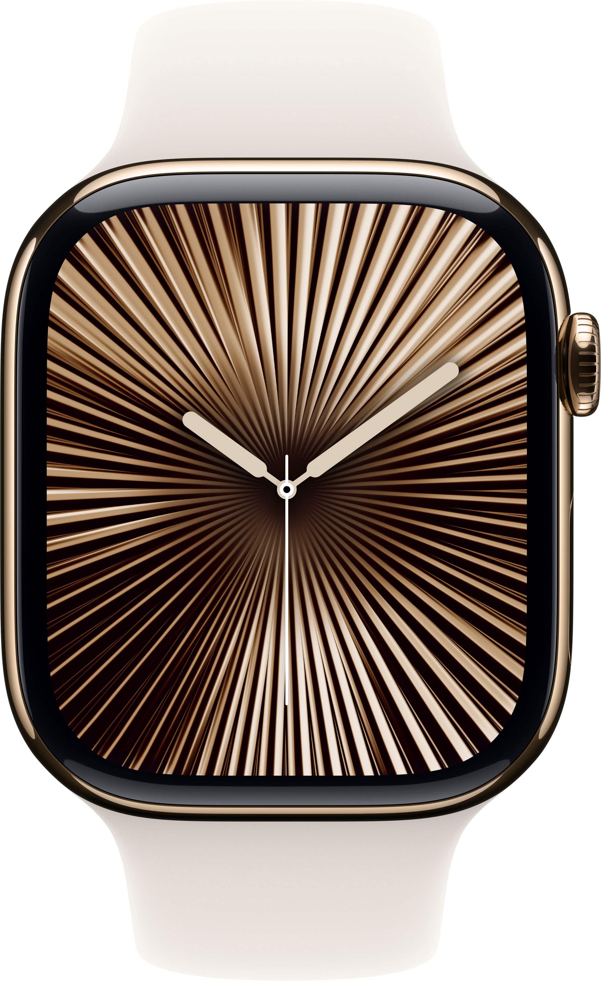 Alt View 12. Apple - 46mm Starlight Sport Band - M/L - Starlight.