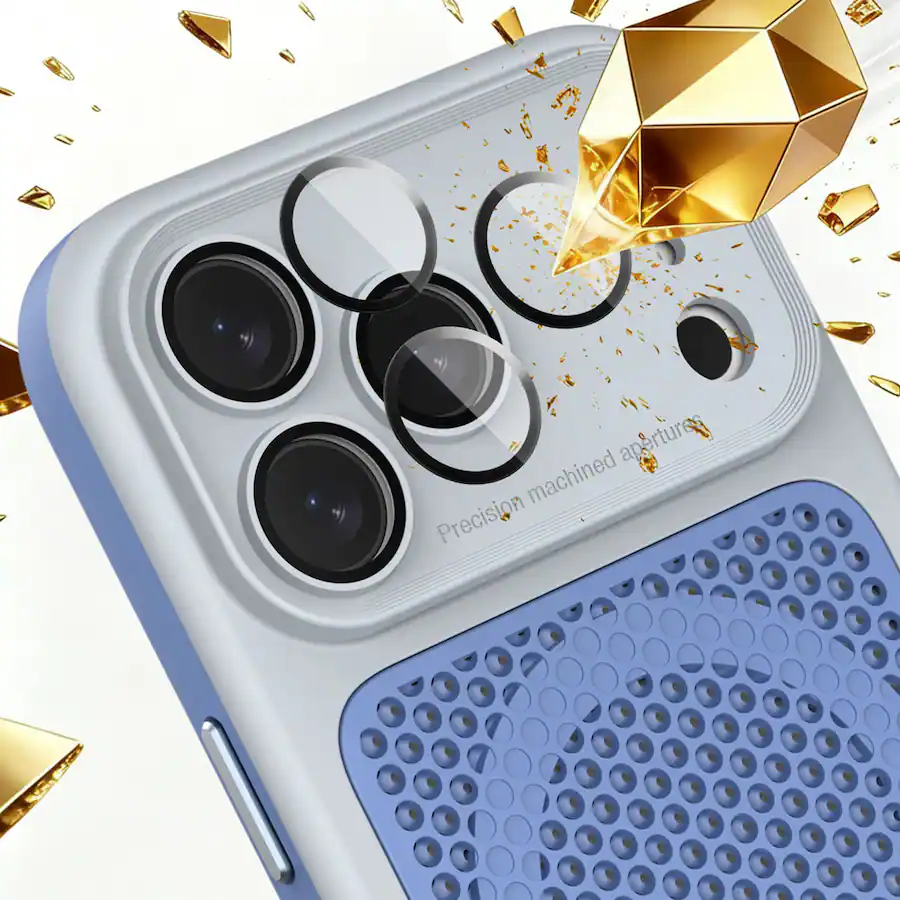 Aperture Shell Dteck Heat Dissipation Magnetic Case for Apple iPhone 17 Pro,Compatible ...