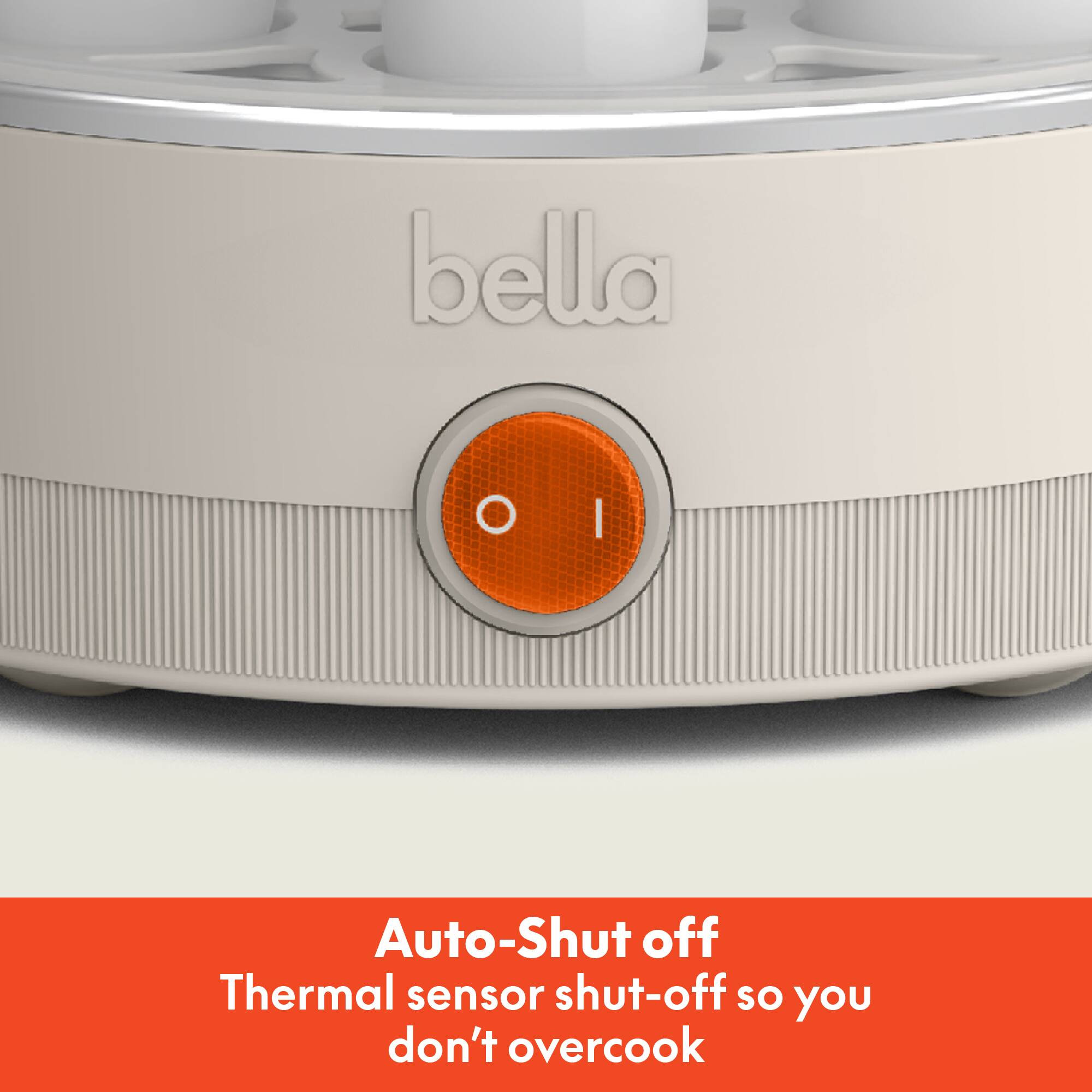 Auto-Shut off  
Thermal sensor shut-off so you don't overcook