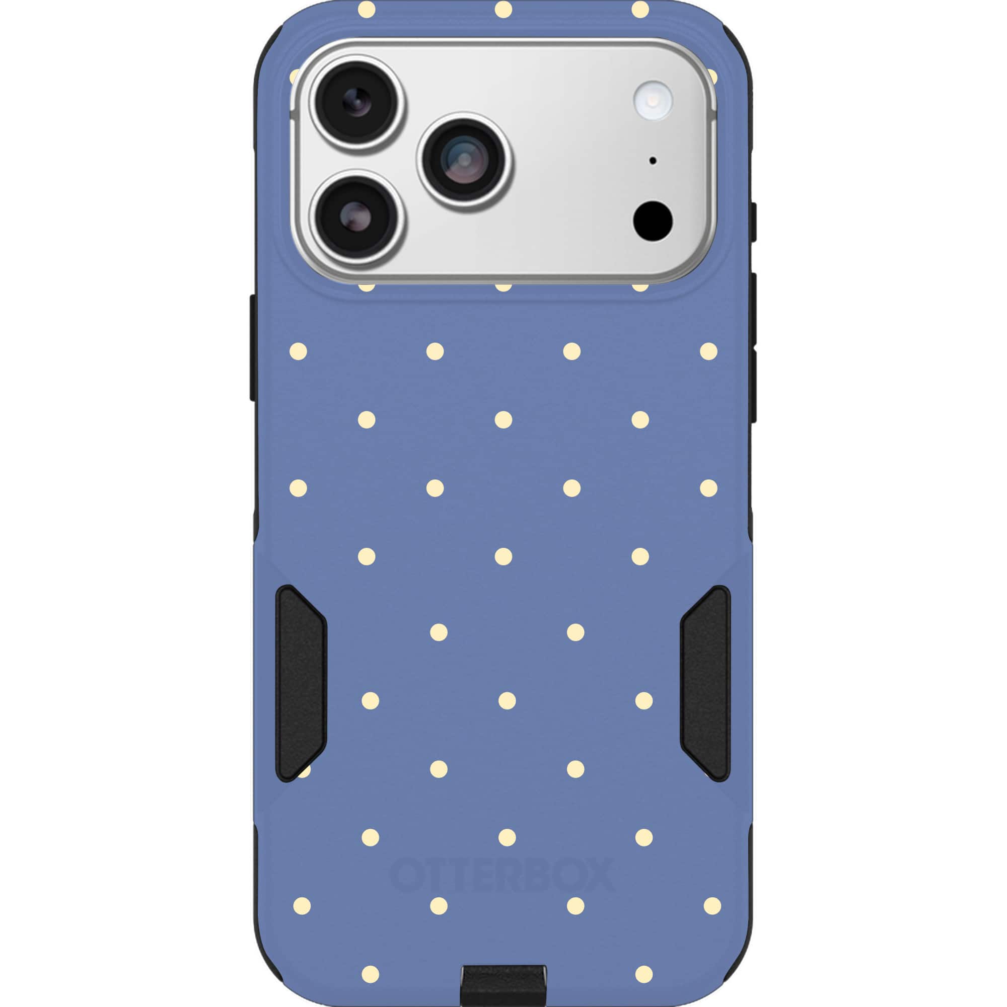 OtterBox - Artist Edition MagSafe Commuter Series Case for iPhone 17 Pro Max - Blue Polka Dots