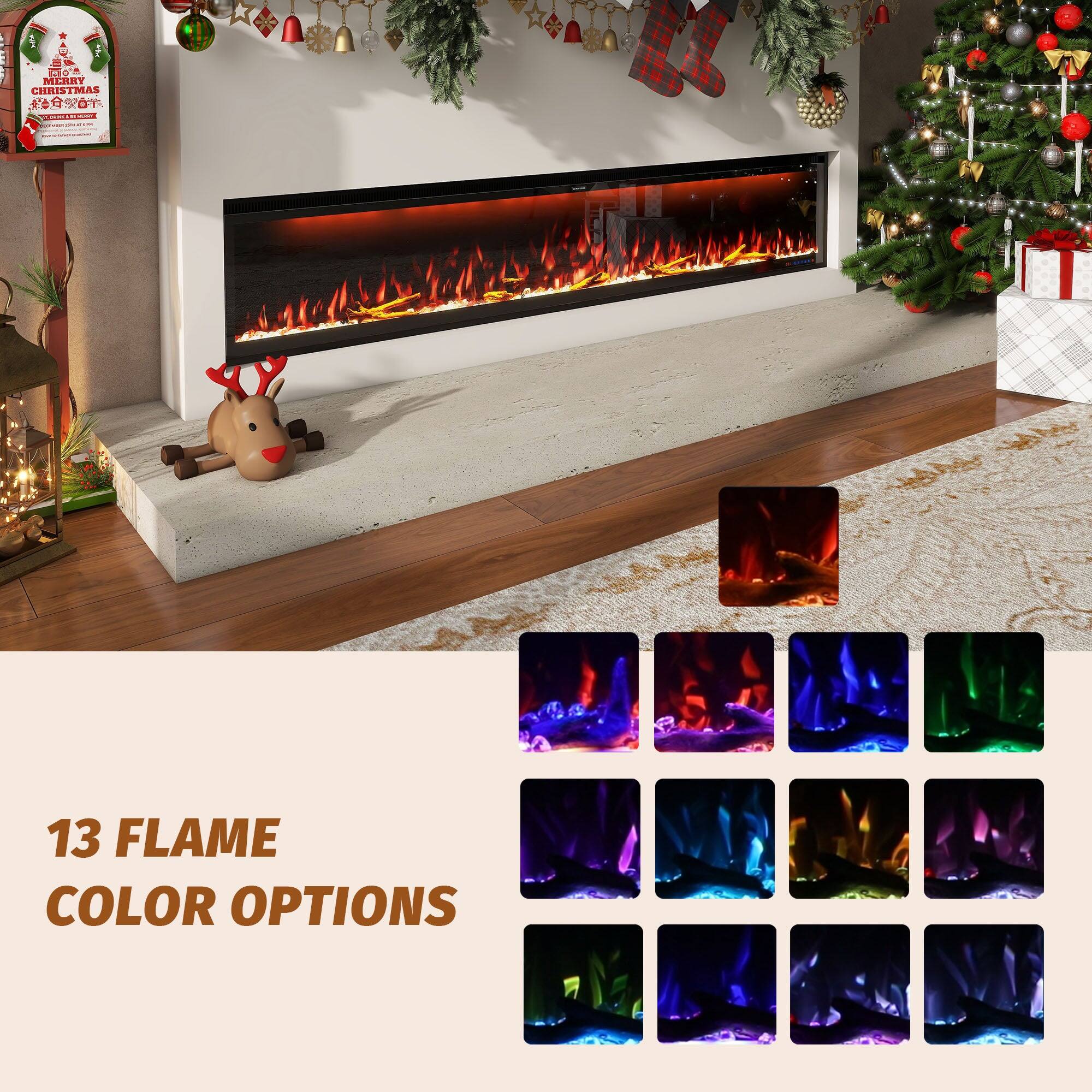 MERRY CHRISTMAS | I - I | 13 FLAME COLOR OPTIONS