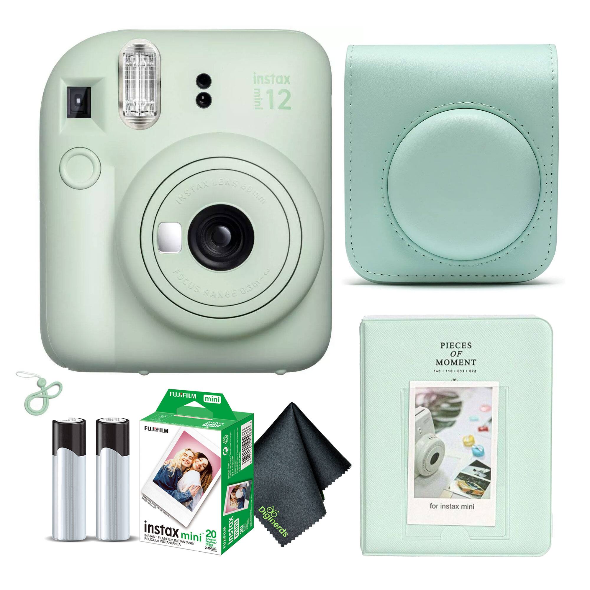 Fujifilm - Instax Mini 12 Instant Film Camera with Instant Film - Mint Green