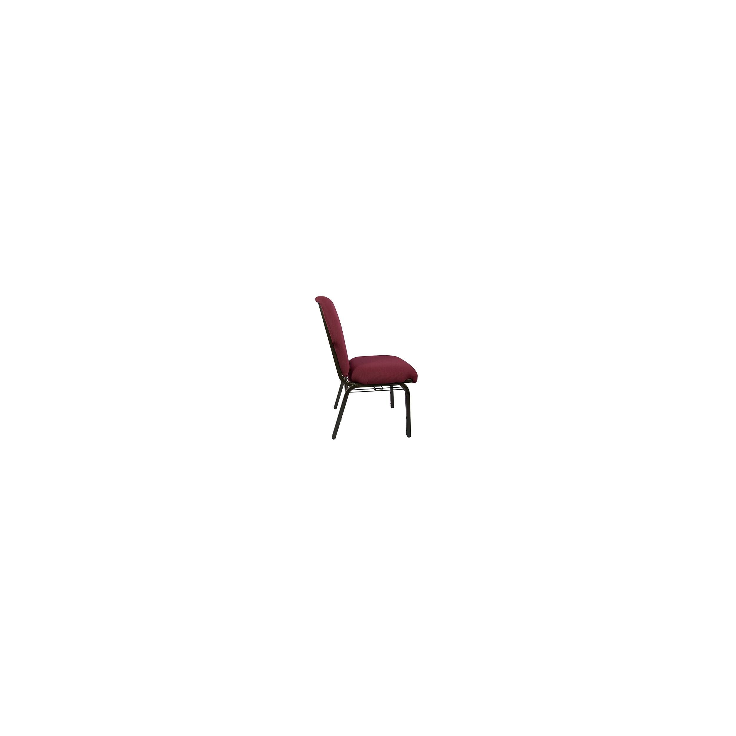 Alt View 2. Flash Furniture - Advantage Church Chair, Maroon (EPCHT104) - Maroon Fabric/Gold Vein Frame.