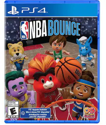 PS4. NBA BOUNCE NBA ROCKY BOSTON Celtics Wilh B Bulls 1 EVERYONE LAKER FANS et ADULTES PS5 Upgrade Available E Mise Actualizacin niveau PS5 a versin disponible' ESRB para PS5 disponible' NEW YORK OG Outright Games - E (Everyone)