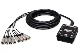 HOSA - Little Bro' Sub Snake, 8 x XLR Sends and No Returns, 25 ft. Misc Cords Cables Headphones
