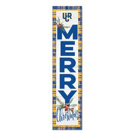Jardine - UC Riverside Highlanders 12'' x 48'' Outdoor Merry Christmas Leaner - White