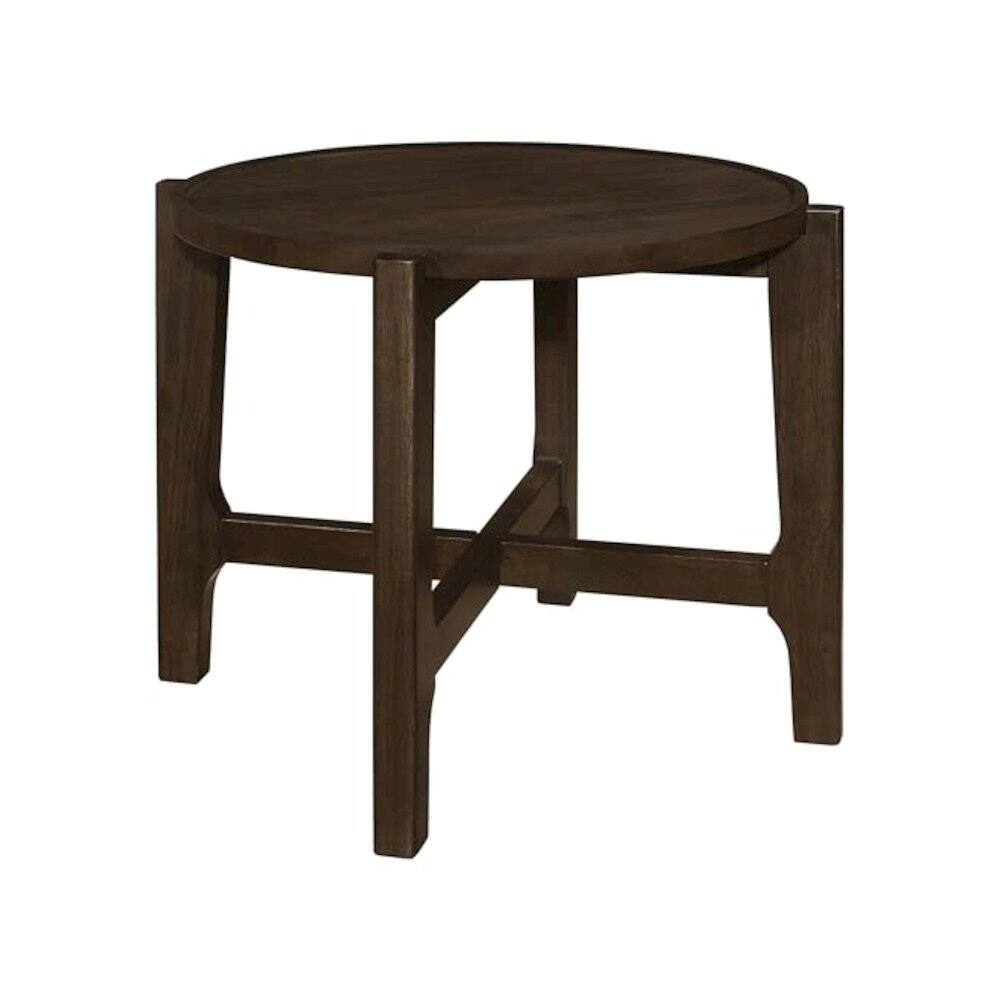 Alt View 2. Coaster Co. of America - Cota 2-piece Solid Wood Coffee and End Table Set Dark Brown - Brown.