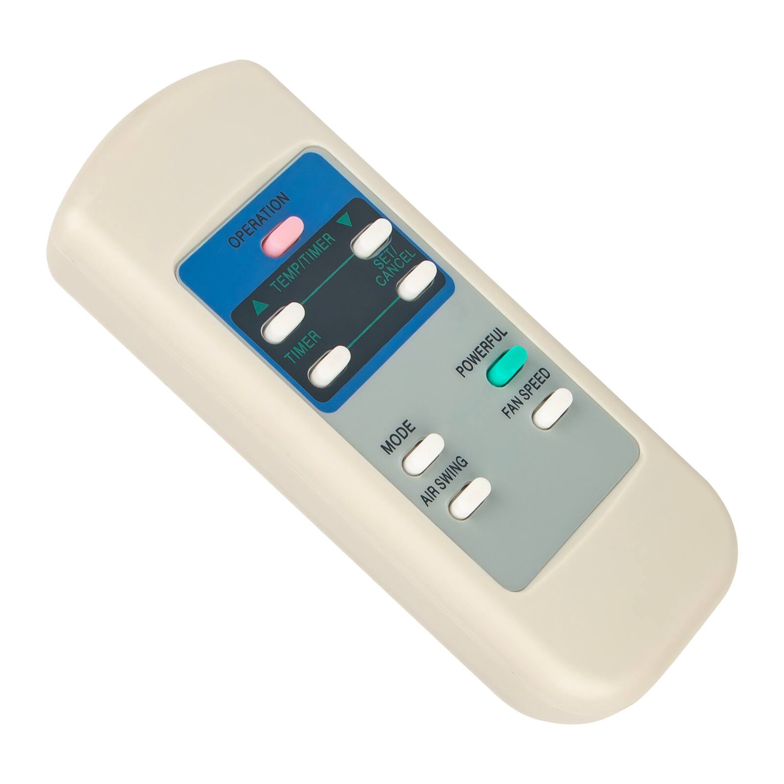 OPERATION  
TEMP/TIMER  
TIMER  
SET CANCEL  
POWERFUL  
FAN SPEED  
MODE  
AIR SWING