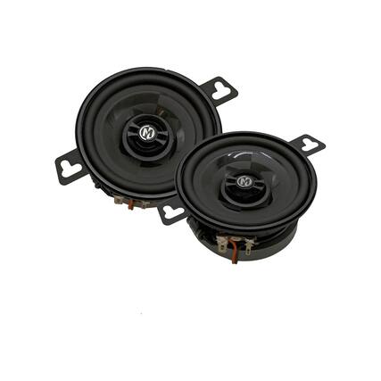 Front. Memphis Car Audio - Memphis PRXP3 3.5" 2-Way with Point source Tweeter - Black/Gray.