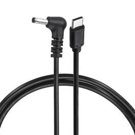 Unique Bargains - USB C to DC Power Cable, 15V 3A 45W, 3.5x1.35mm, PD Trigger for Laptop, Monitor, Security Camera - Black