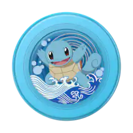 PopSockets - MagSafe PopGrip Universal Magnetic Grip & Stand with Adapter Ring for Cell Phones - Pokemon - -Squirtle Water